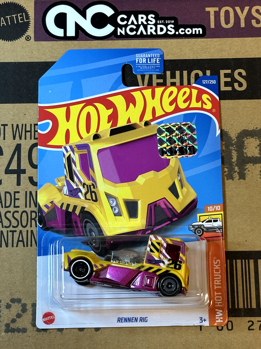 2022 Hot Wheels RLC Factory Sealed HW Hot Trucks Rennen Rig Yellow