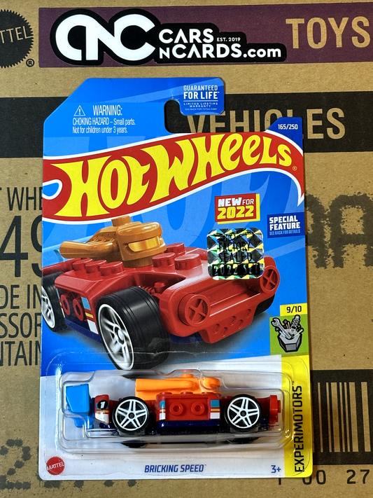 2022 Hot Wheels RLC Factory Sealed Experimotors 9/10 Bricking Speed Card Crease