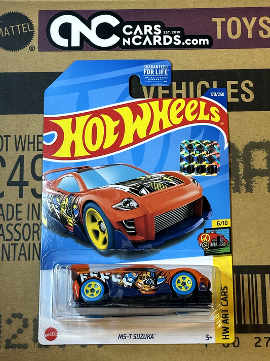 2022 Hot Wheels RLC Factory Sealed HW Art Cars 6/10 MS-T Suzuka Orange