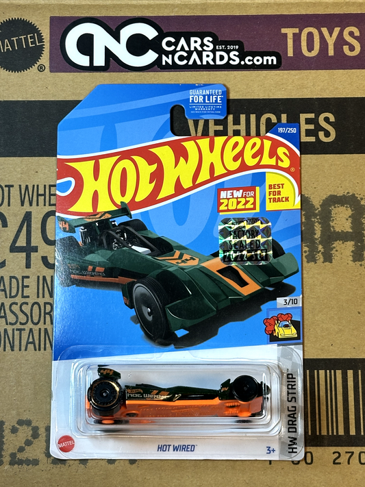 2022 Hot Wheels RLC Factory Sealed HW Drag Strip 3/10 Hot Wired Green NIP