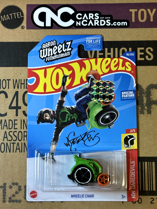 2022 Hot Wheels RLC Factory Sealed HW Daredevils #2/5 Wheelie Chair Green