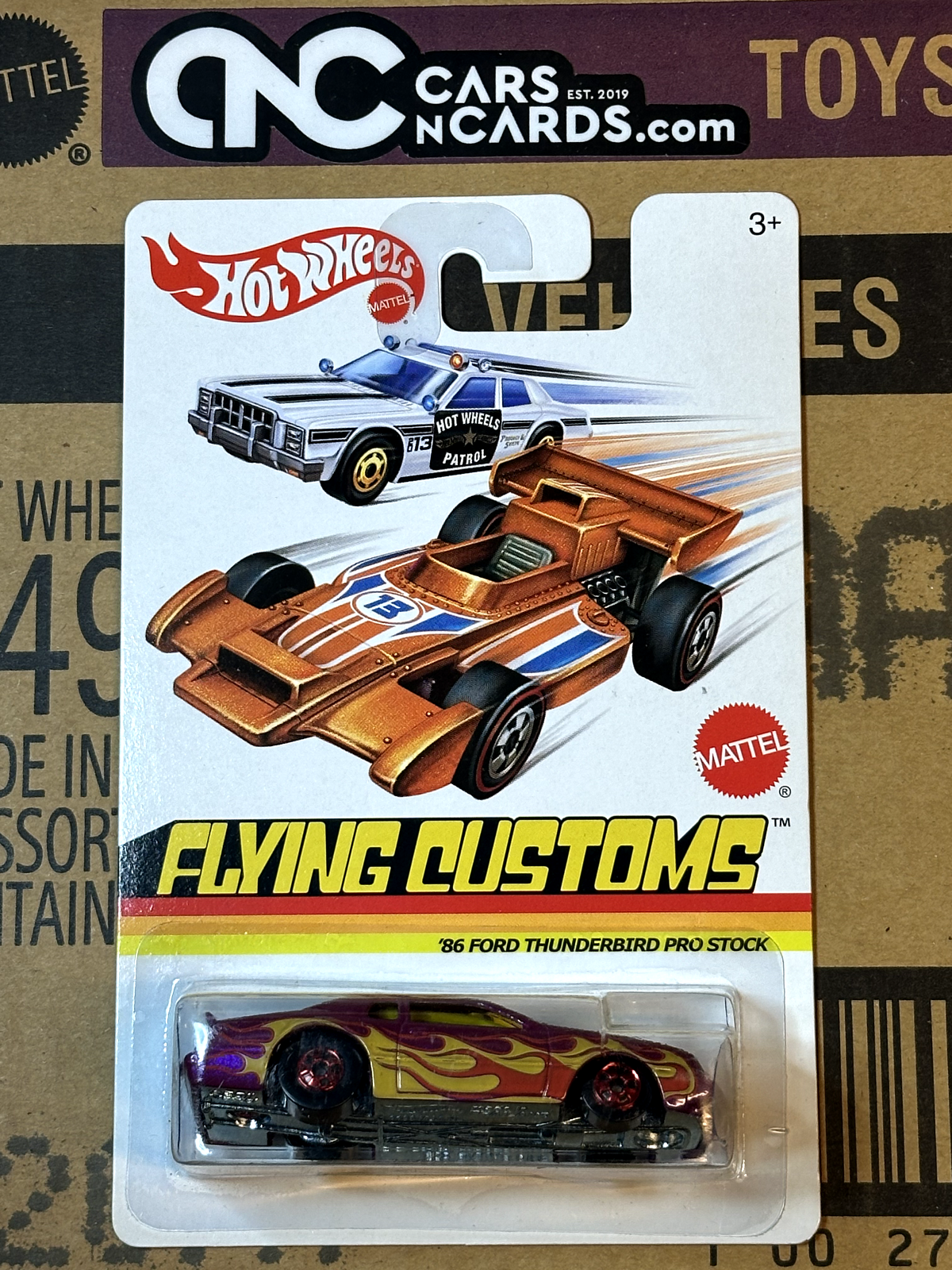 2013 Hot Wheels Flying Customs '86 Ford Thunderbird Pro Stock NIP