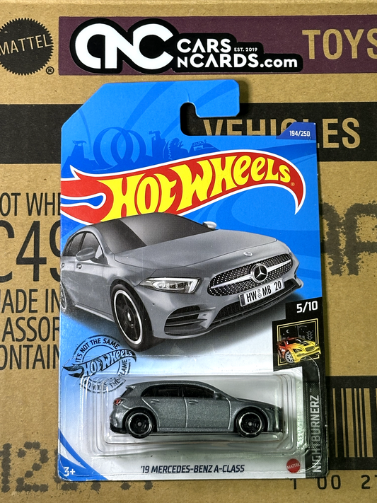 2020 Hot Wheels Nightburnerz 5/10 '19 Mercedes-Benz A-Class Grey