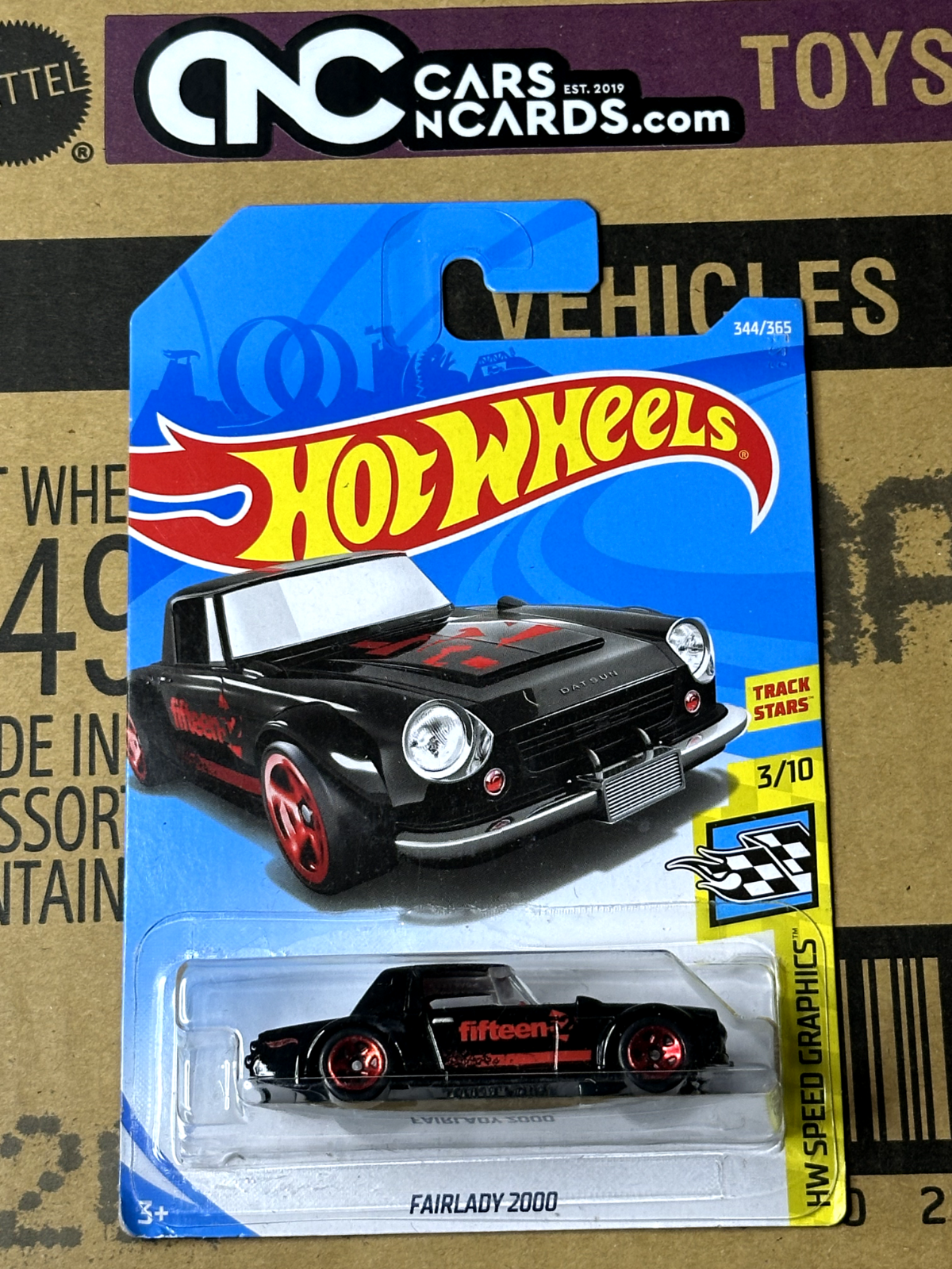 2018 Hot Wheels HW Speed Graphics 3/10 Fairlady 2000 Fifteen52 Black