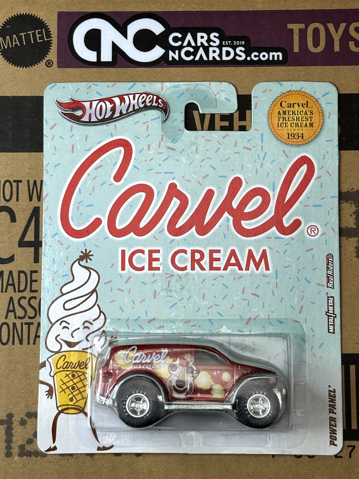 2012 Hot Wheels Premium Real Riders Carvel Ice Cream Power Panel