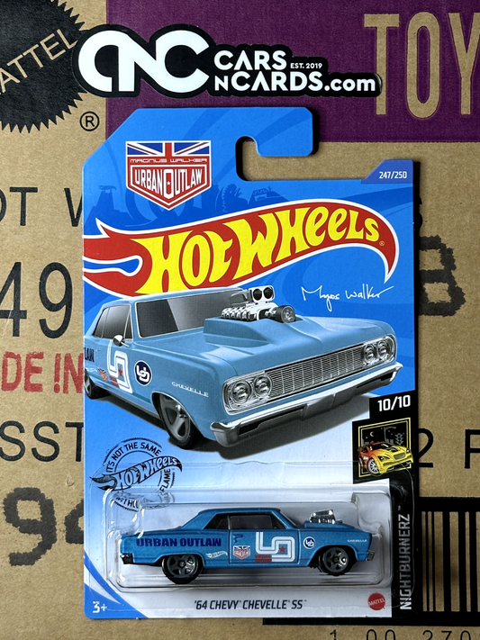 2020 Hot Wheels Nightburnerz 10/10 '64 Chevy Chevelle SS Urban Outlaw NIP