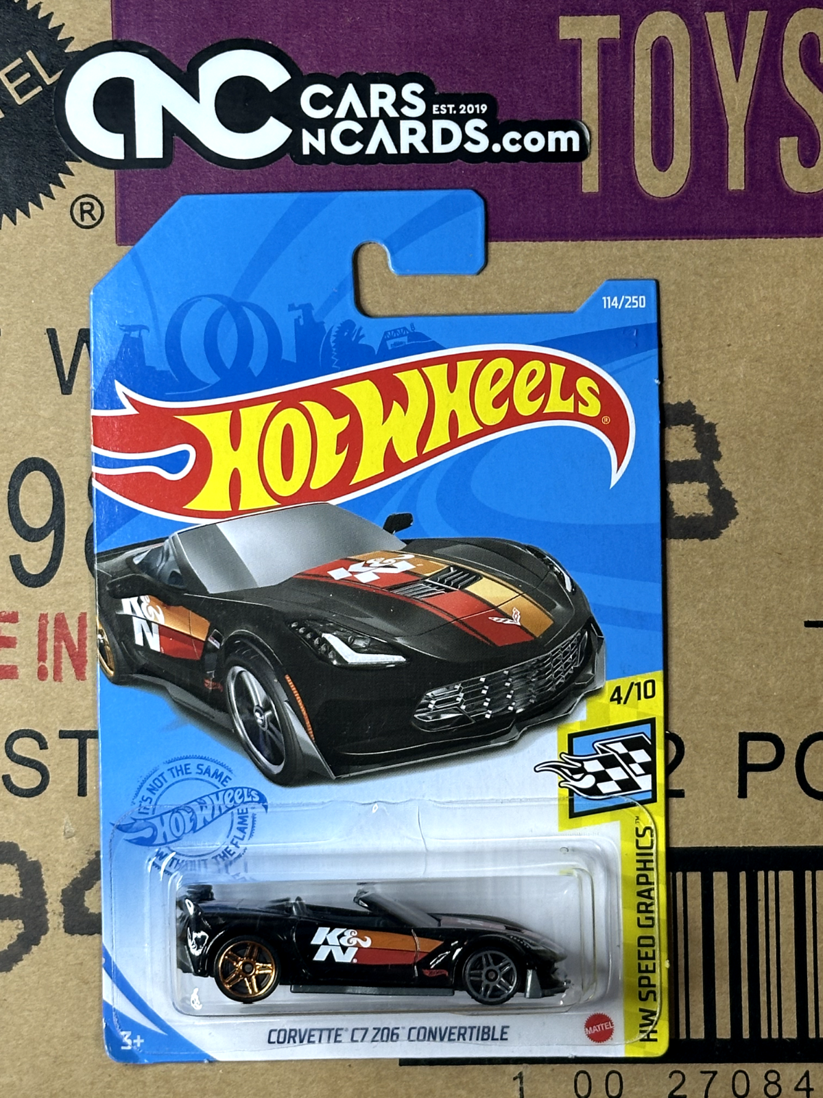 2021 Hot Wheels HW Speed Graphics 4/10 K&N Corvette C7 Z06 Convertible NIP