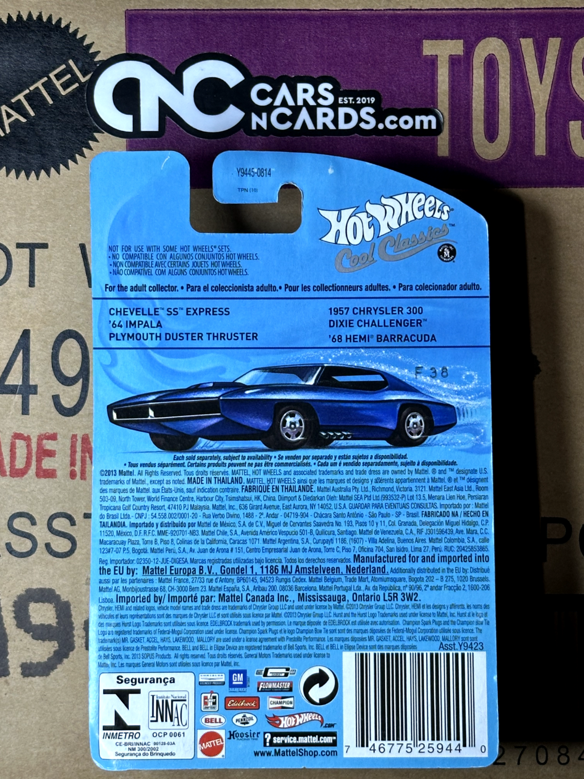 2013 Hot Wheels Cool Classics 1957 Chrysler 300 22/30 NIP