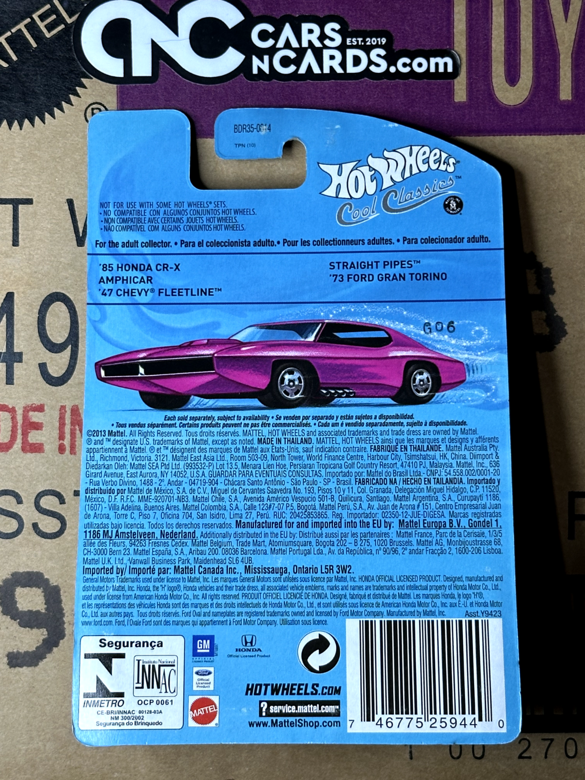 2014 Hot Wheels Cool Classics '47 Chevy Fleetline 14/30