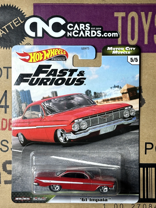 2020 Hot Wheels Premium Fast & Furious Motor City Muscle 5/5 '61 Impala