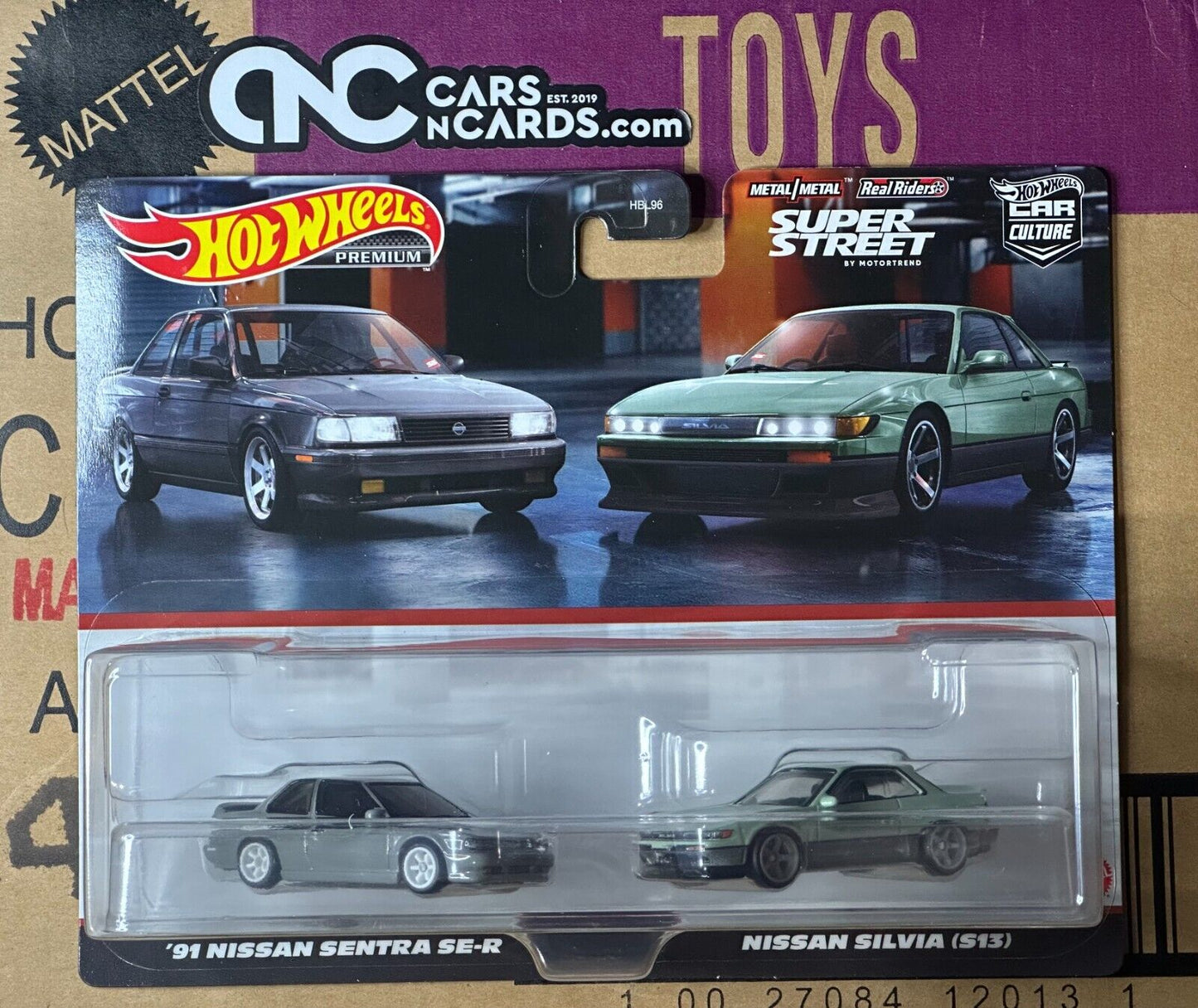 2023 Hot Wheels Premium Car Culture Nissan Sentra / Nissan Silvia (S13) 2 Pack