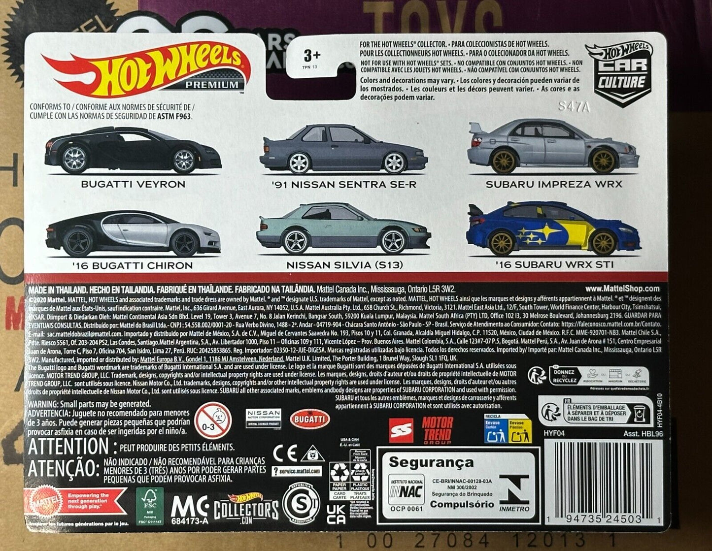 2023 Hot Wheels Premium Car Culture Nissan Sentra / Nissan Silvia (S13) 2 Pack