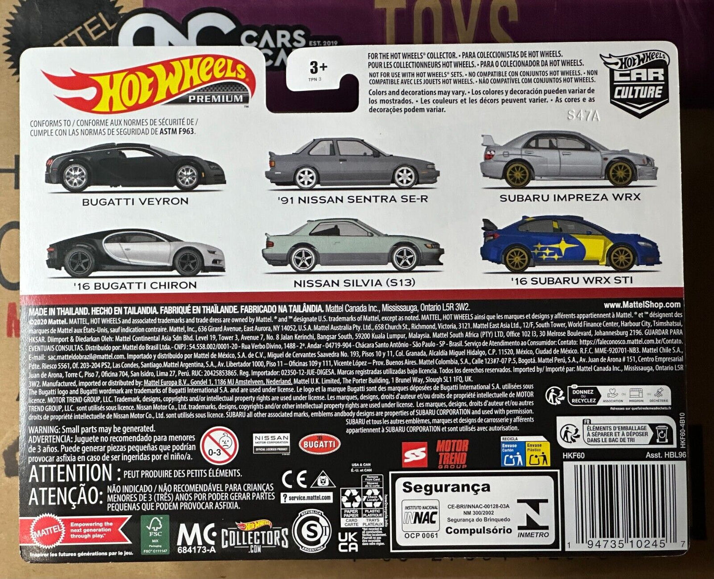 2023 Hot Wheels Premium Car Culture Subaru Impreza WRX STI 2 Pack