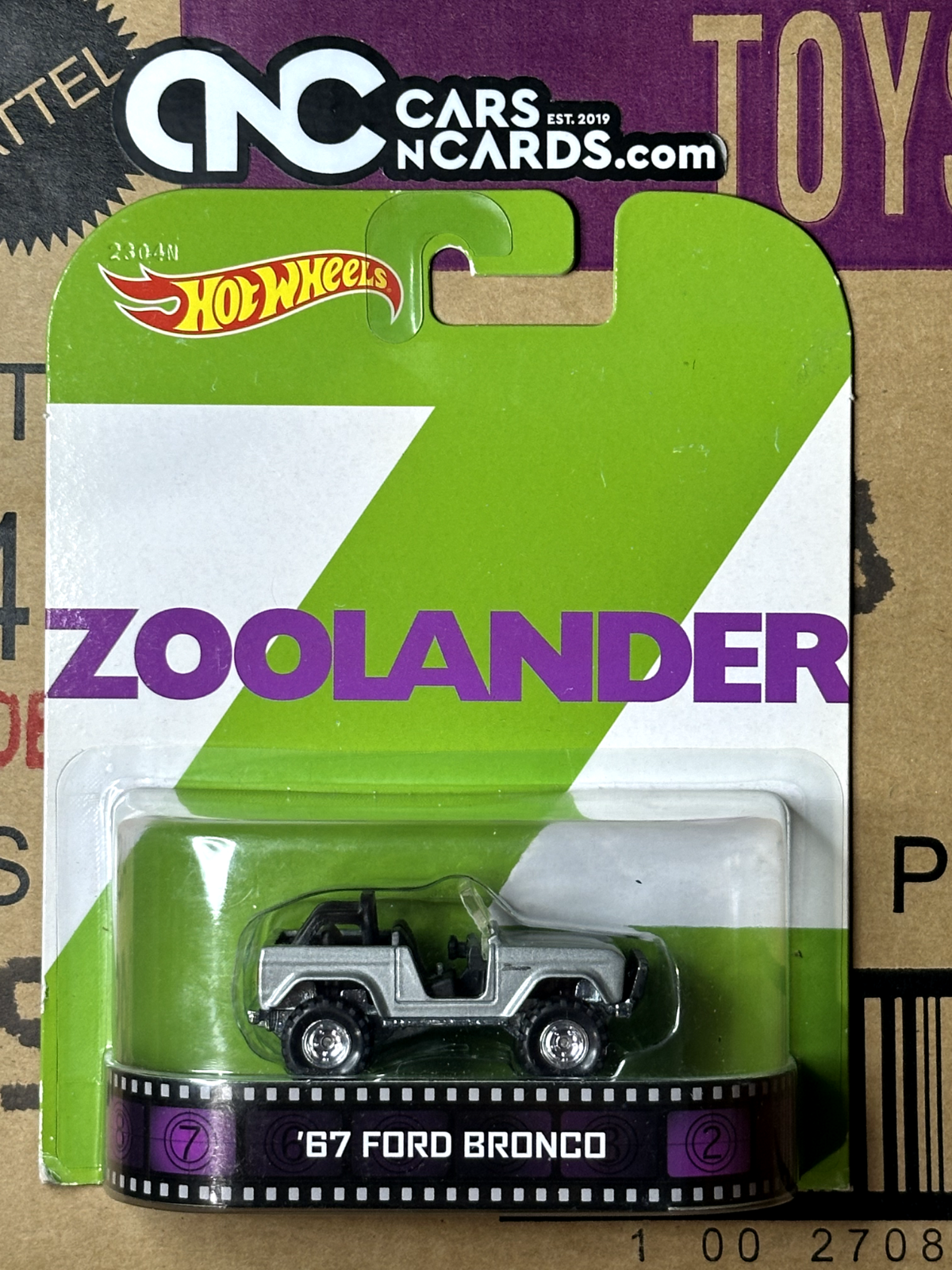 2014 Hot Wheels Retro Entertainment Zoolander '67 Ford Bronco NIP