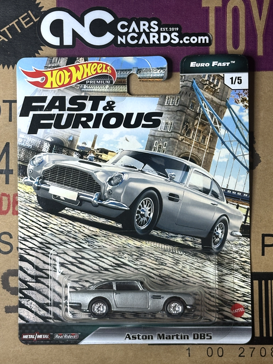 2021 Hot Wheels Premium Fast & Furious Euro Fast 1/5 Aston Martin DB5