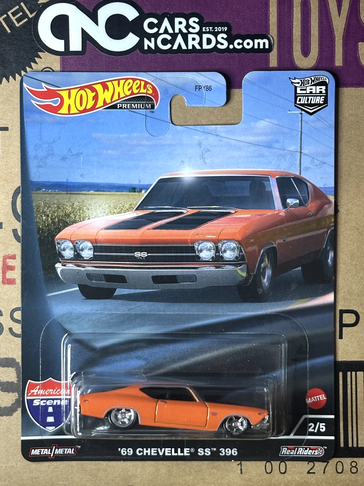 2022 Hot Wheels Premium Car Culture American Scene 2/5 '69 Chevelle SS 396