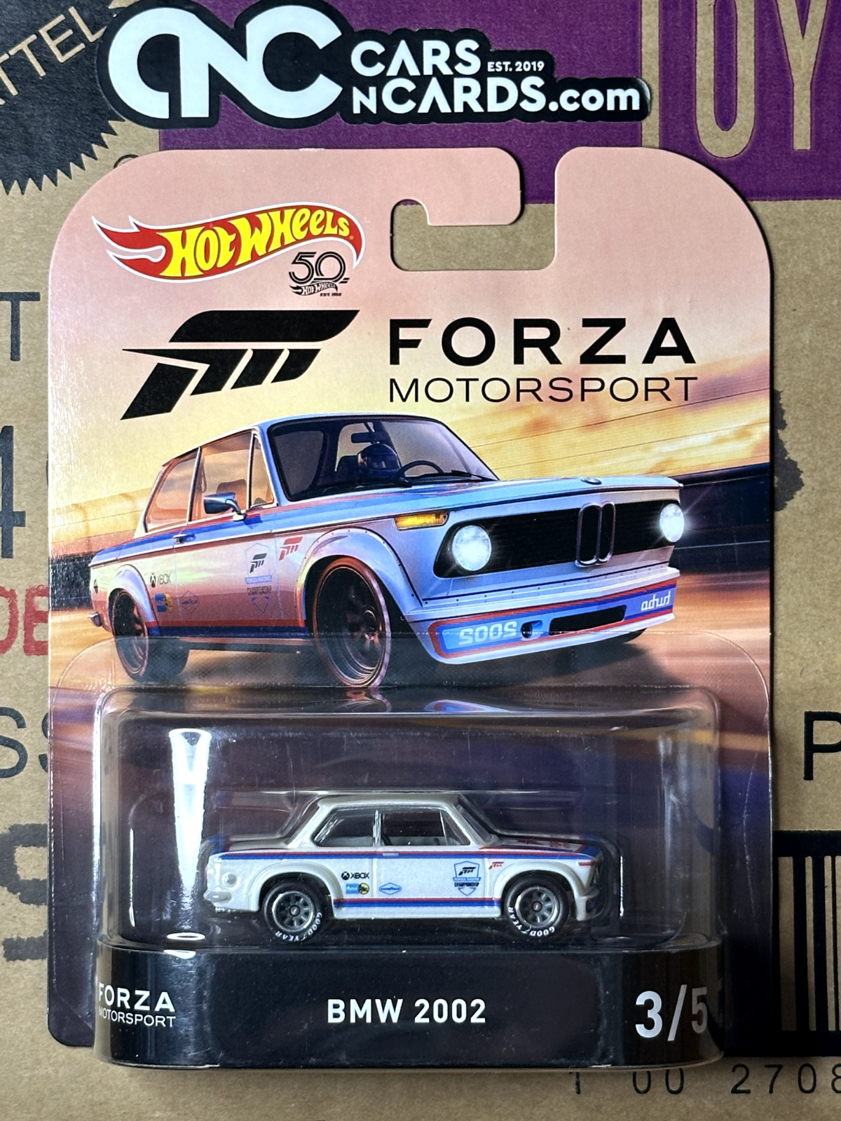 2018 Hot Wheels 50th Premium Retro Entertainment Forza Motorsport 3/5 BMW 2002