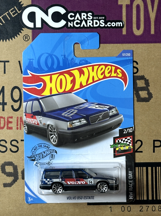 2020 Hot Wheels HW Race Day 2/10 Volvo 850 Estate Blue NIP