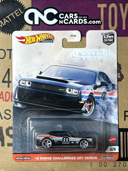 2020 Hot Wheels Car Culture Premium Power Trip '18 Dodge Challenger SRT Demon