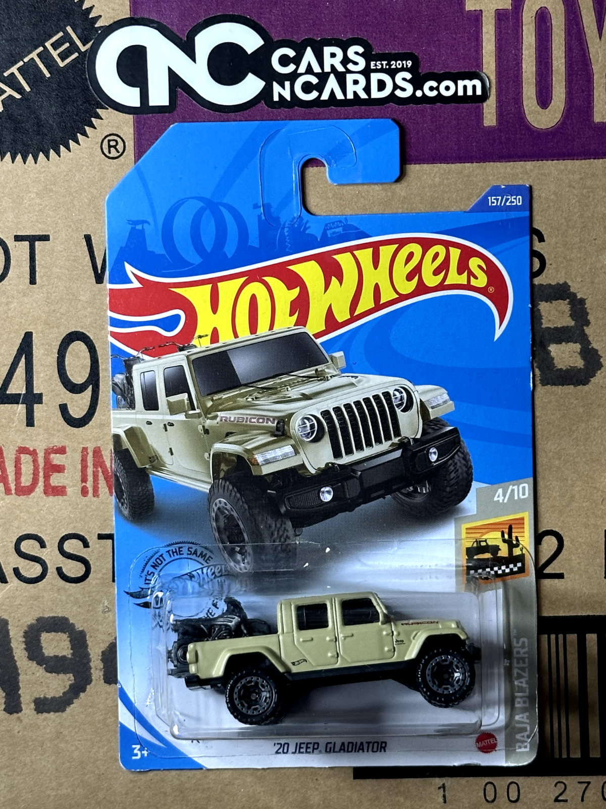 2020 Hot Wheels Baja Blazers #4/10 '20 Jeep Gladiator Borla Tan NIP