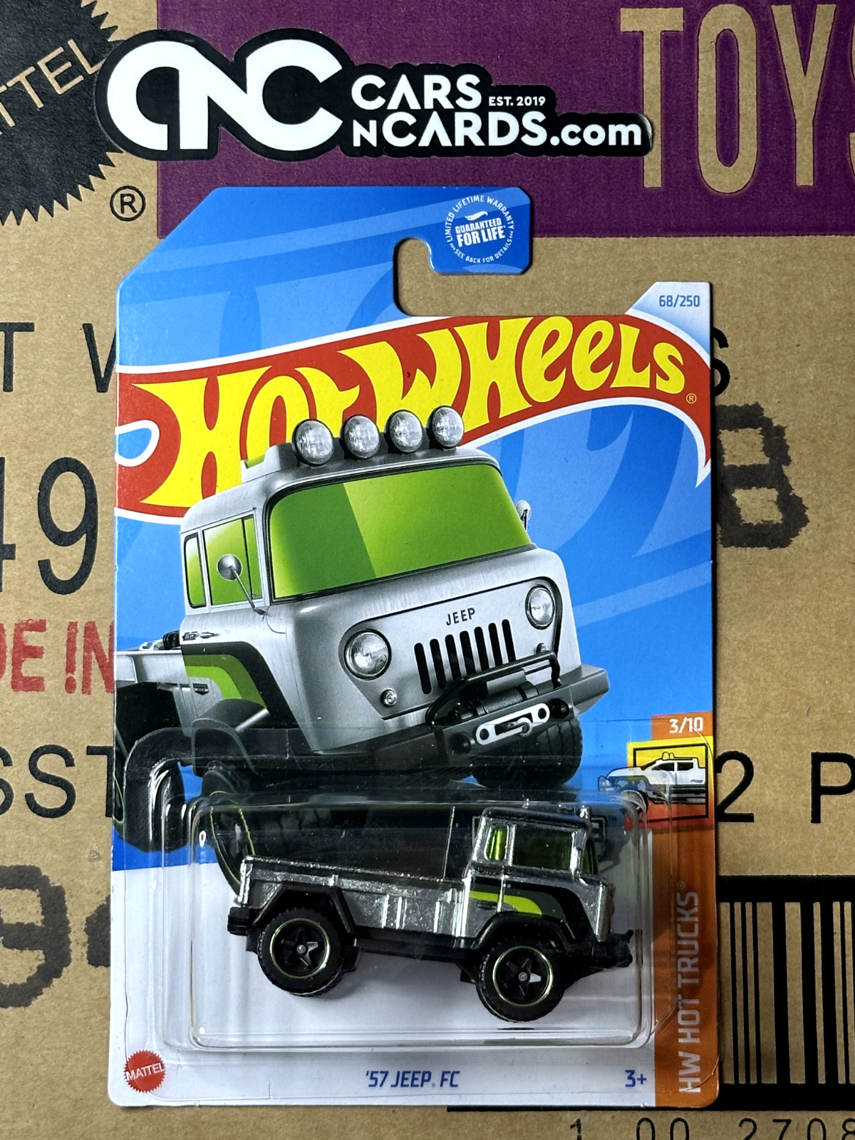 2024 Hot Wheels HW Hot Trucks 3/10 Zamac '57 Jeep FC