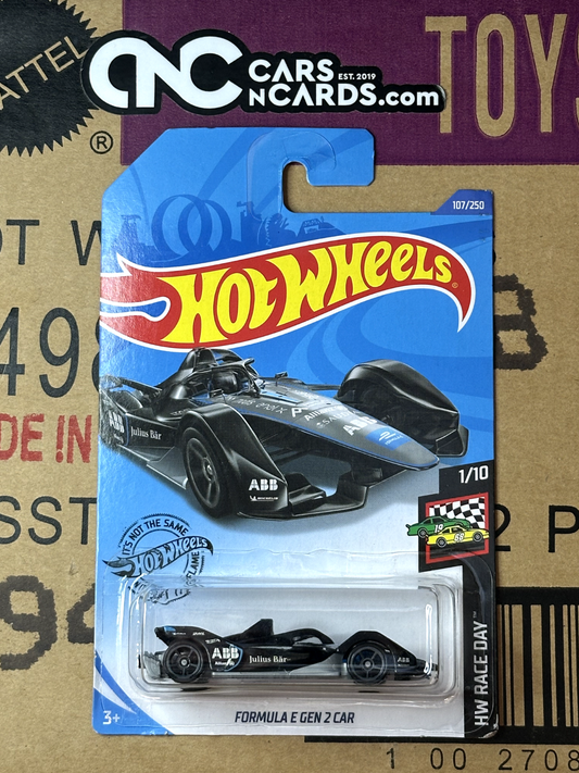 2020 Hot Wheels HW Race Day 1/10 Formula E Gen 2 Car Black