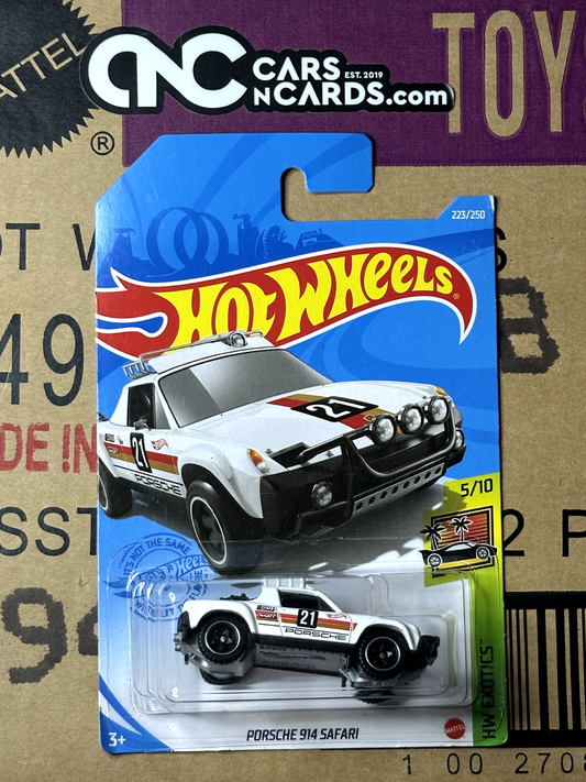 2021 Hot Wheels HW Exotics 5/10 Porsche 914 Safari White