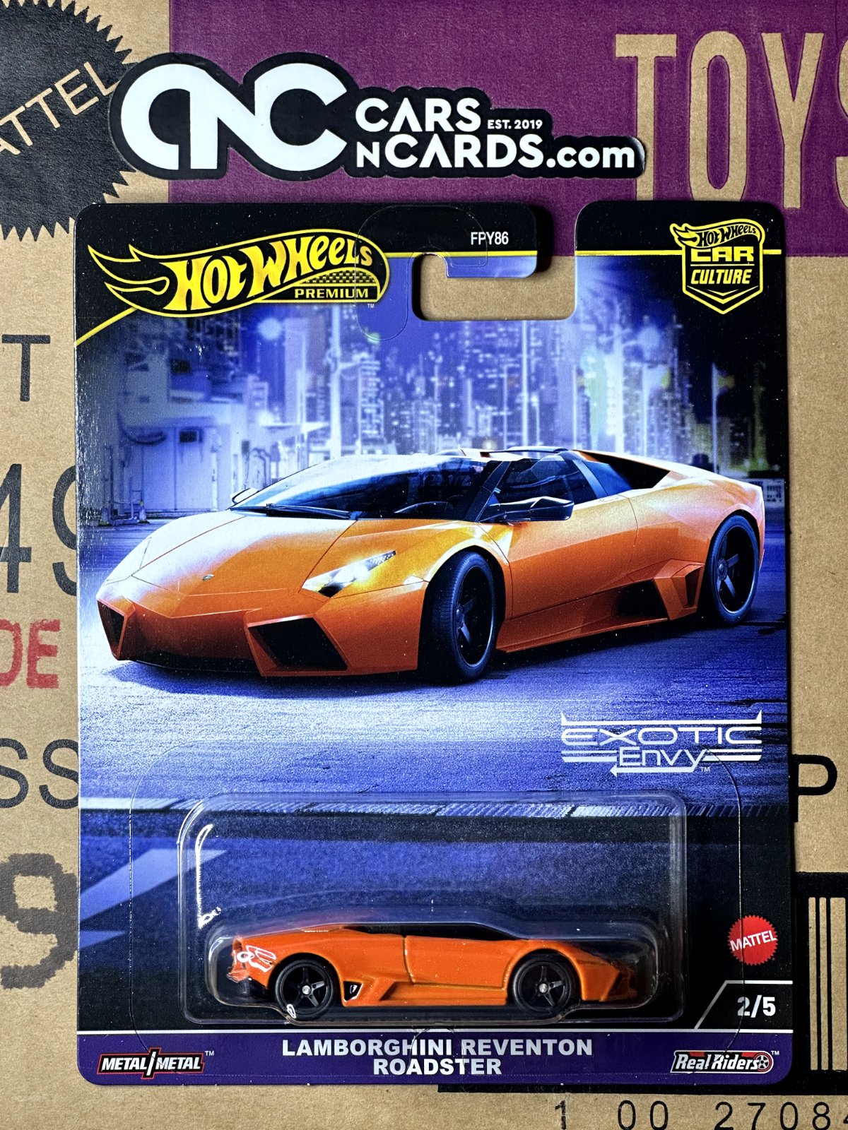 2024 Hot Wheels Premium Car Culture Exotic Envy Lamborghini Reventon Roadster