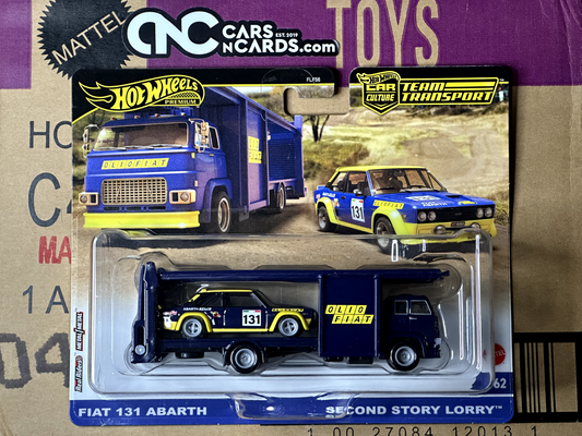 2024 Hot Wheels Premium Car Culture Team Transport #62 Fiat 131 Abarth Lorry