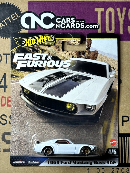 2024 Hot Wheels Premium Fast & Furious 4/5 1969 Ford Mustang Boss 302