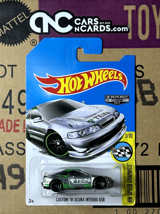 2017 Hot Wheels Zamac HW Speed Graphics 3/10 Custom '01 Acura Integra GSR