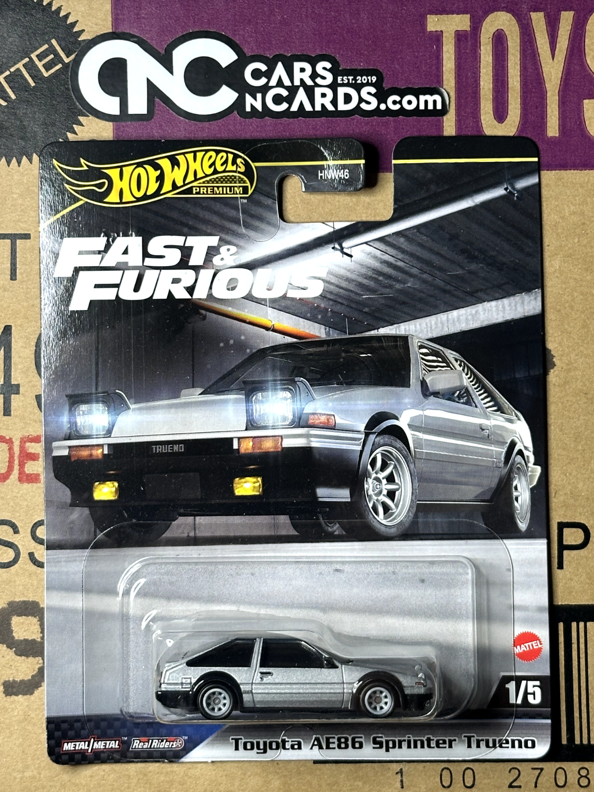 2024 Hot Wheels Premium Car Culture Fast & Furious Toyota AE86 Sprinter Trueno