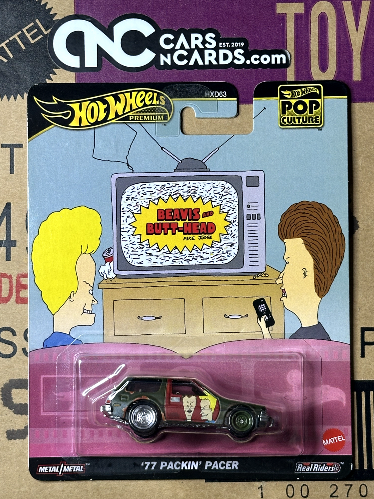 2024 Hot Wheels Premium Pop Culture Beavis and Butt-Head '77 AMC Packin' Pacer