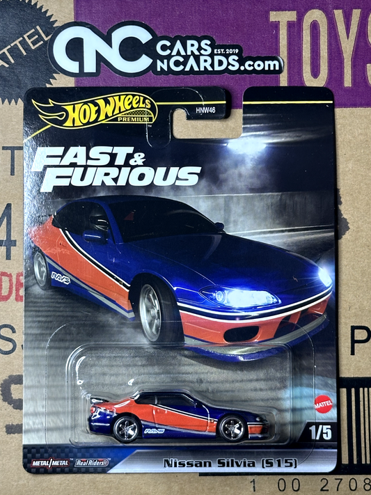 2024 Hot Wheels Premium Fast & Furious 1/5 Nissan Silvia S15