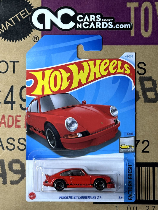 2024 Hot Wheels Factory Fresh 4/10 Porsche 911 Carrera RS 2.7 Red