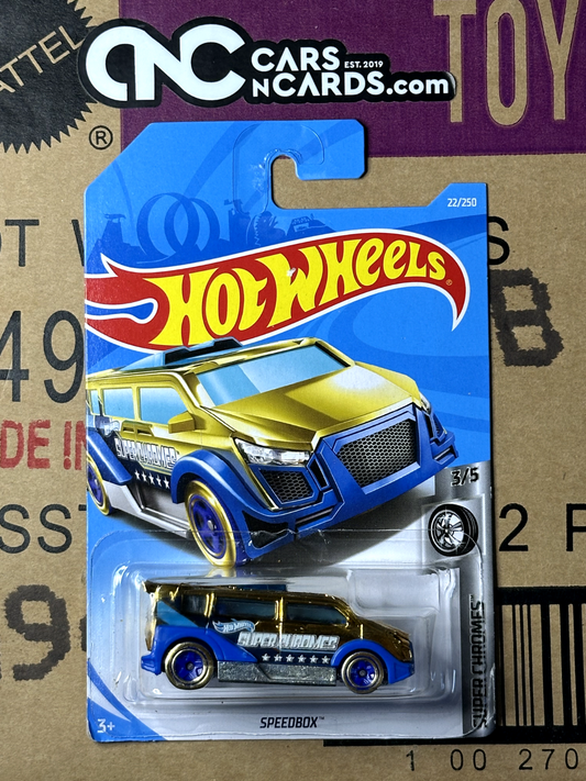 2019 Hot Wheels Super Chromes 3/5 Speedbox