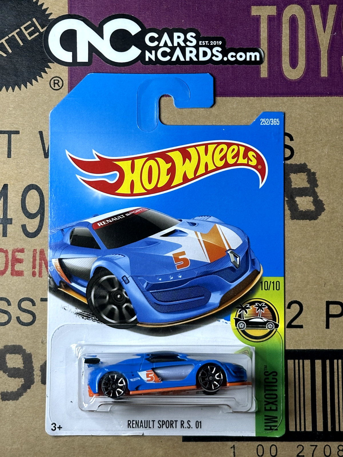 2017 Hot Wheels HW Exotics 10/10 Renault Sport R.S. 01 Blue