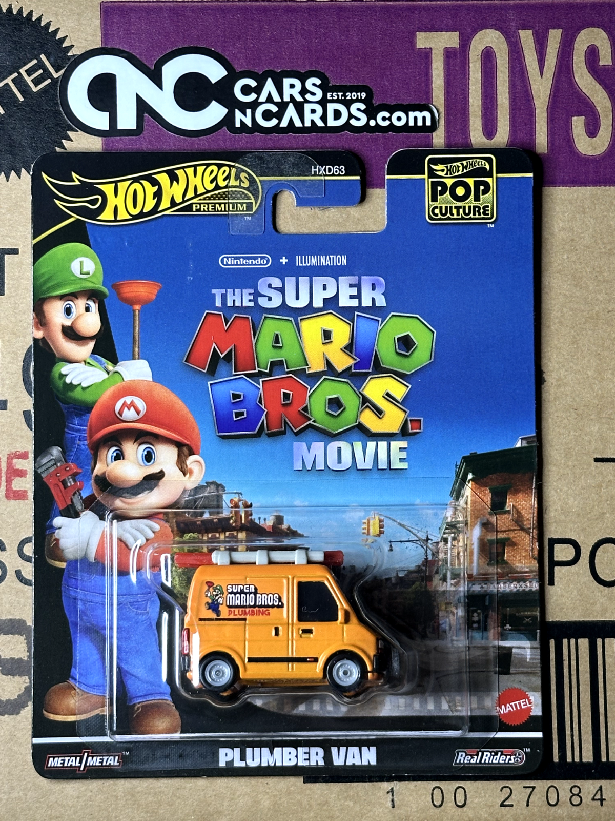 2024 Hot Wheels Premium Pop Culture The Super Mario Bros Movie Plumber Van