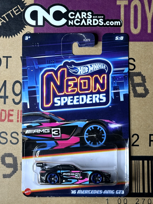 2024 Hot Wheels Neon Speeders 5/8 '16 Mercedes-AMG GT3