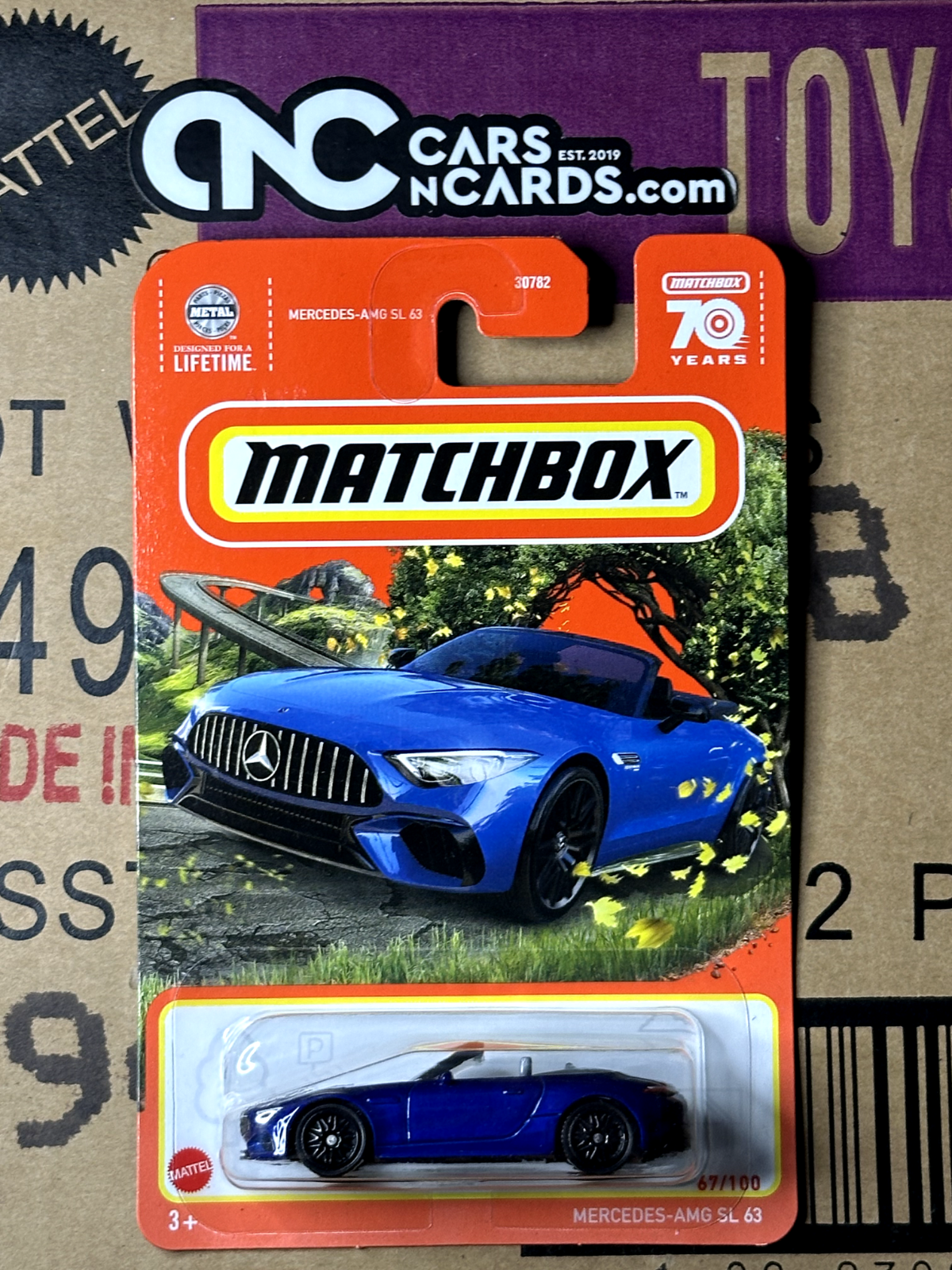 2023 Matchbox Mercedes-AMG SL 63 Blue