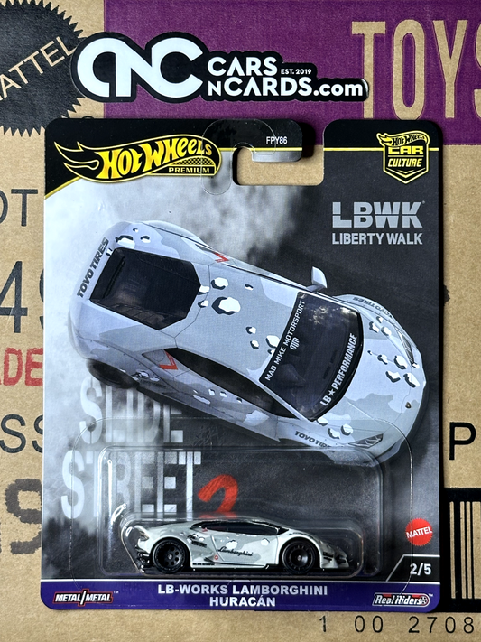 2024 Hot Wheels Premium Car Culture Slide Street 2 LB-Works Lamborghini Huracan