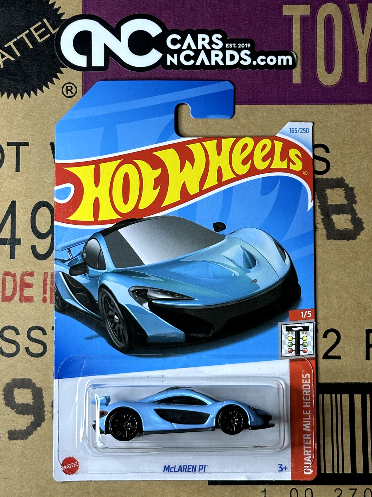 2024 Hot Wheels Quarter Mile Heroes 1/5 McLaren P1 Teal