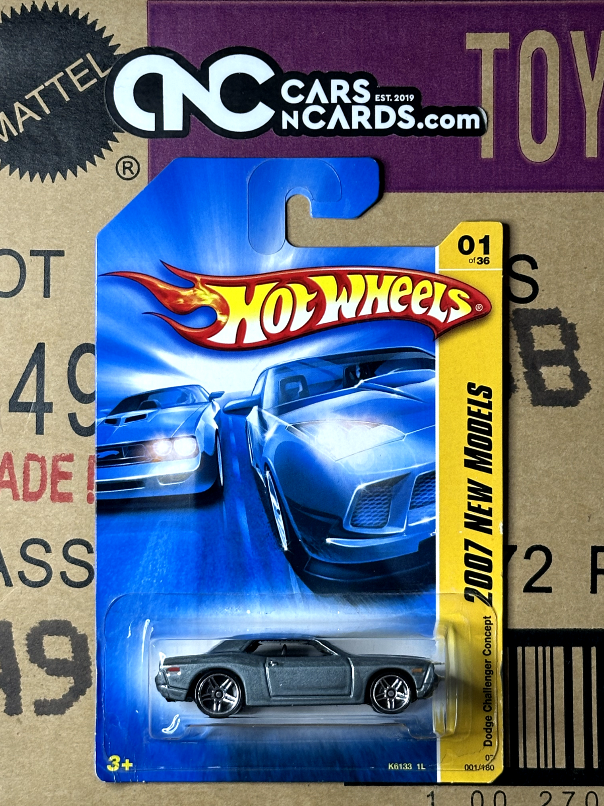 2007 Hot Wheels 2007 New Models 1/36 Dodge Challenger Concept (Soft Corner)