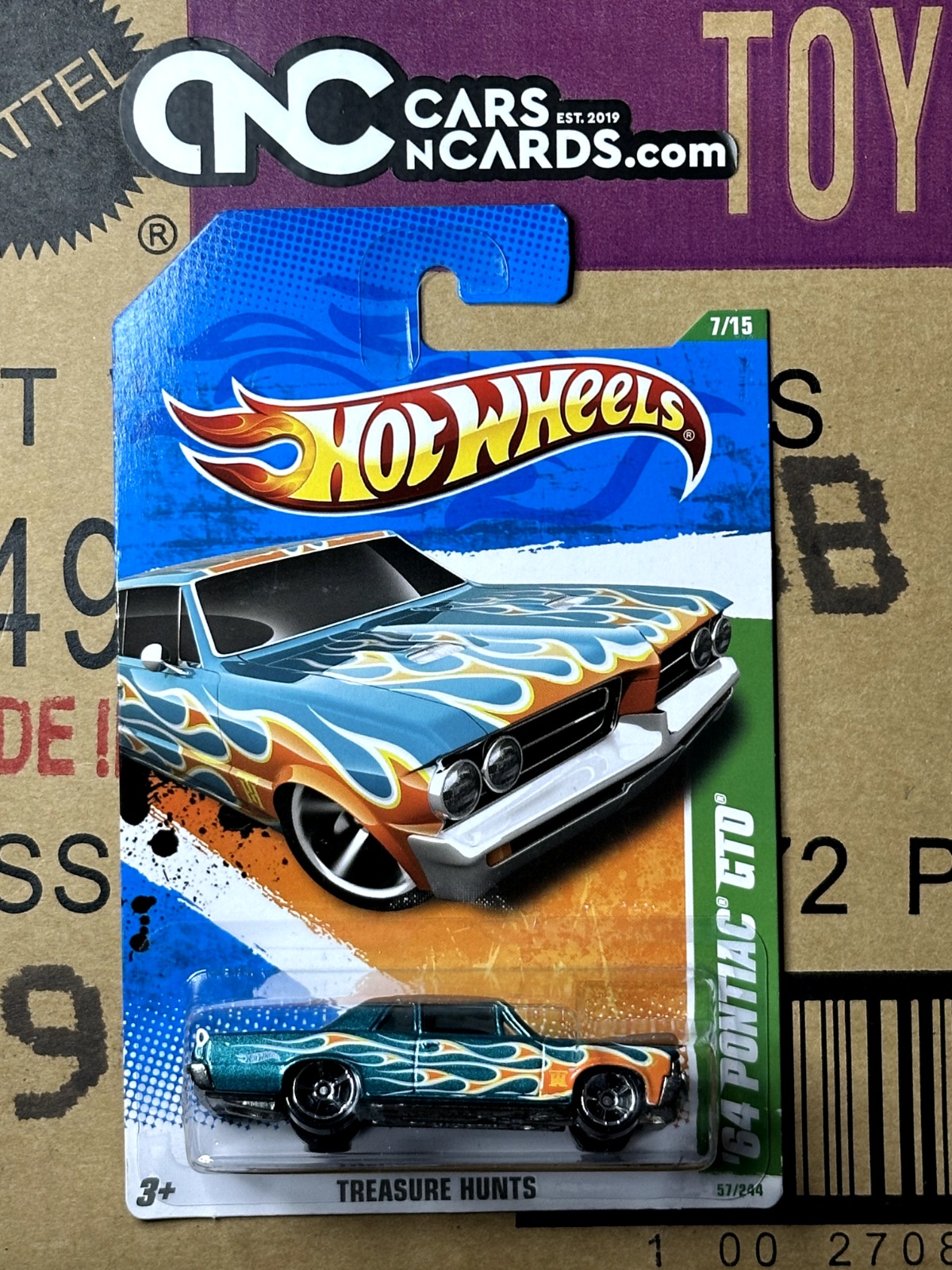 2011 Hot Wheels Treasure Hunt 7/15 '64 Pontiac GTO