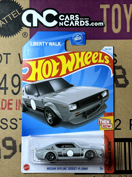 2024 Hot Wheels Then and Now 1/10 Nissan Skyline 2000GT-R LBWK Liberty Walk