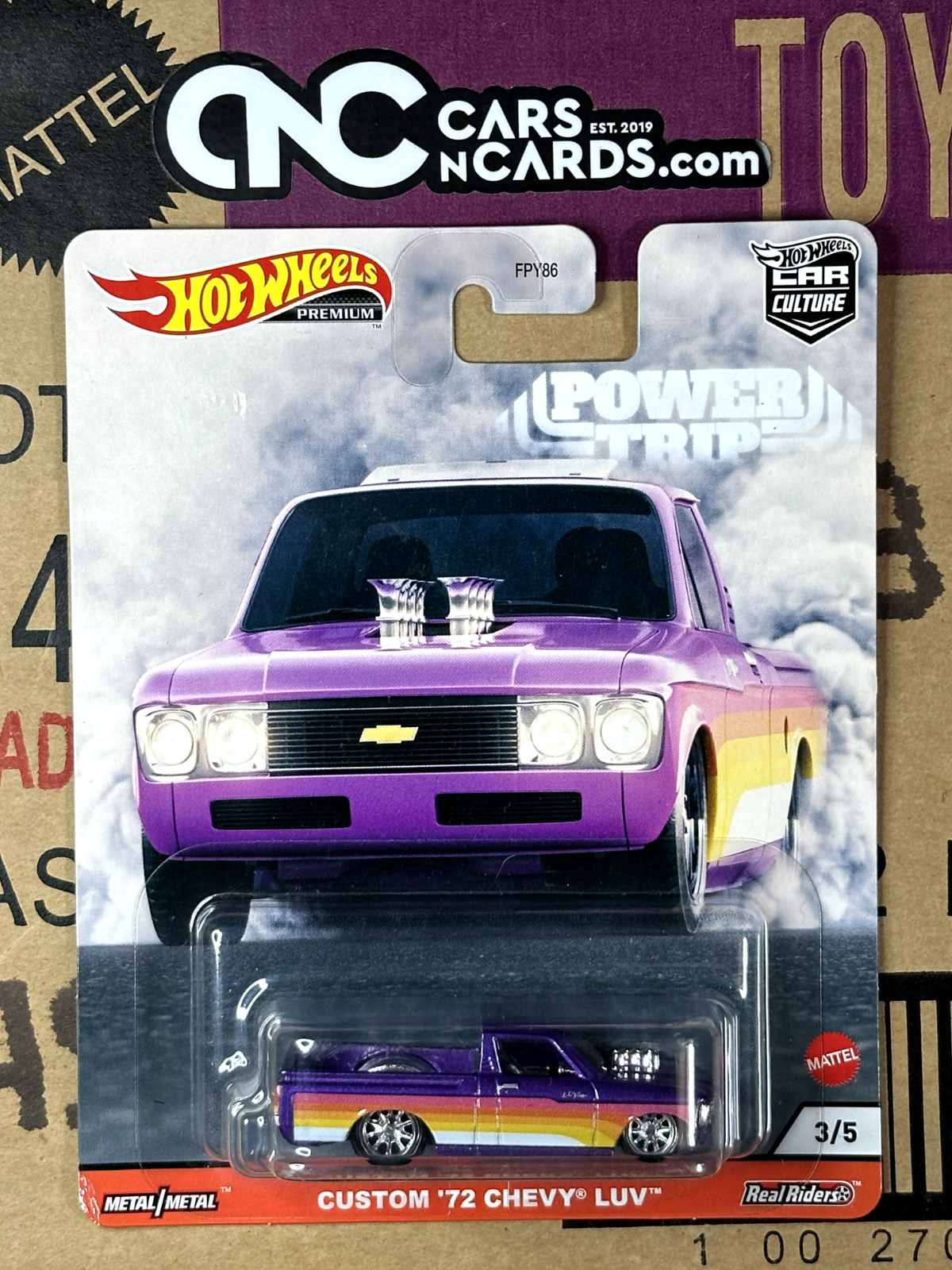 2020 Hot Wheels Car Culture Premium Power Trip Custom 72 Chevy Luv (Soft Corner)