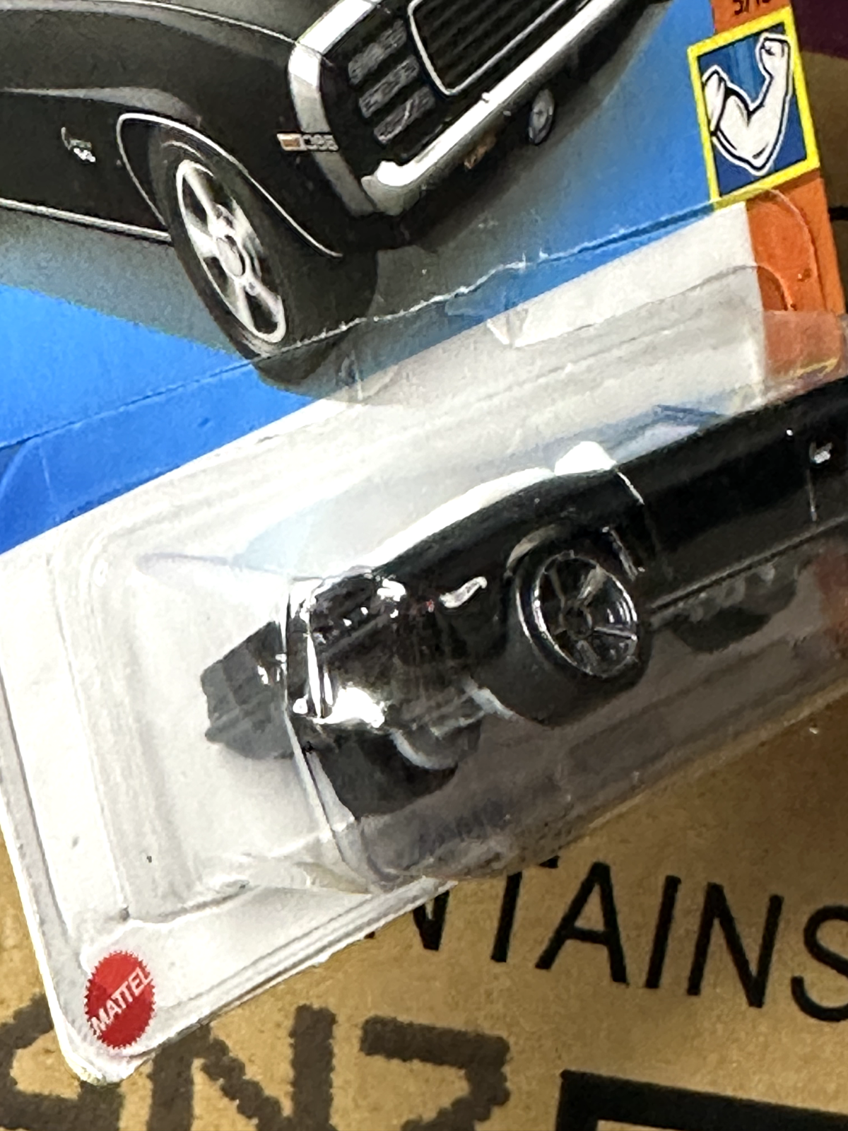 2022 Hot Wheels Muscle Mania #5/10 '69 Camaro Convertible (Crushed Blister)