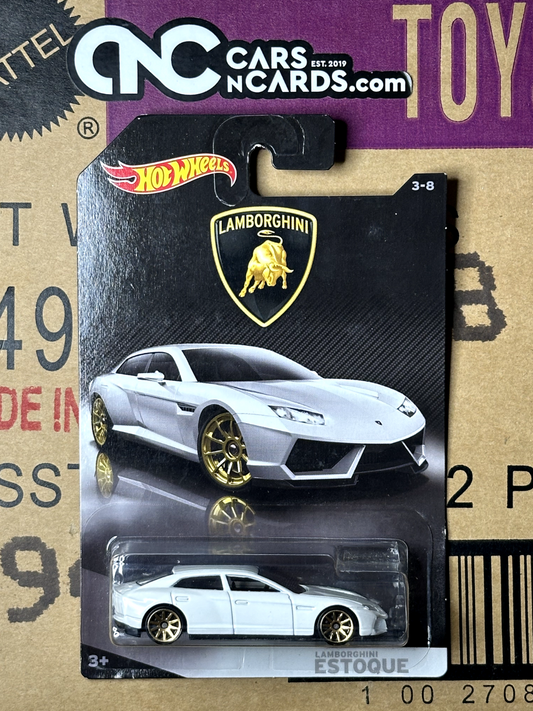 2017 Hot Wheels Lamborghini Series Lamborghini Estoque #3/8 (Soft Corner)