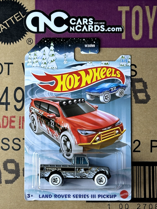 2022 Hot Wheels Winter Series #3/5 Land Rover Series III Pickup