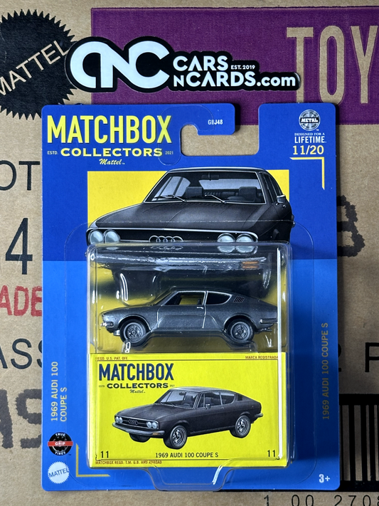 2024 Matchbox Collectors Series Real Riders 1969 Audi 100 Coupe S 11/20